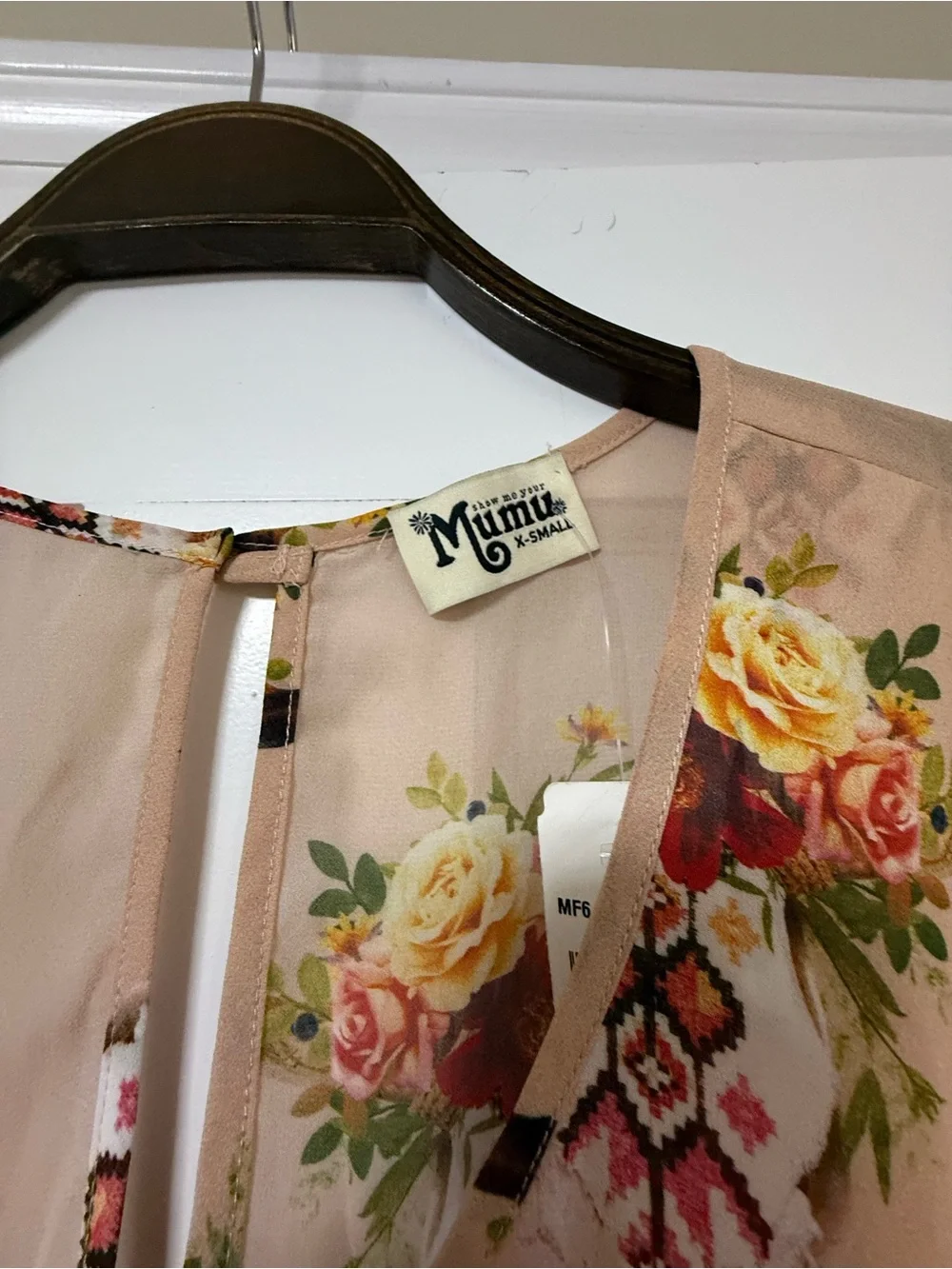 Show Me Your MuMu Blush Floral Keyhole Romper